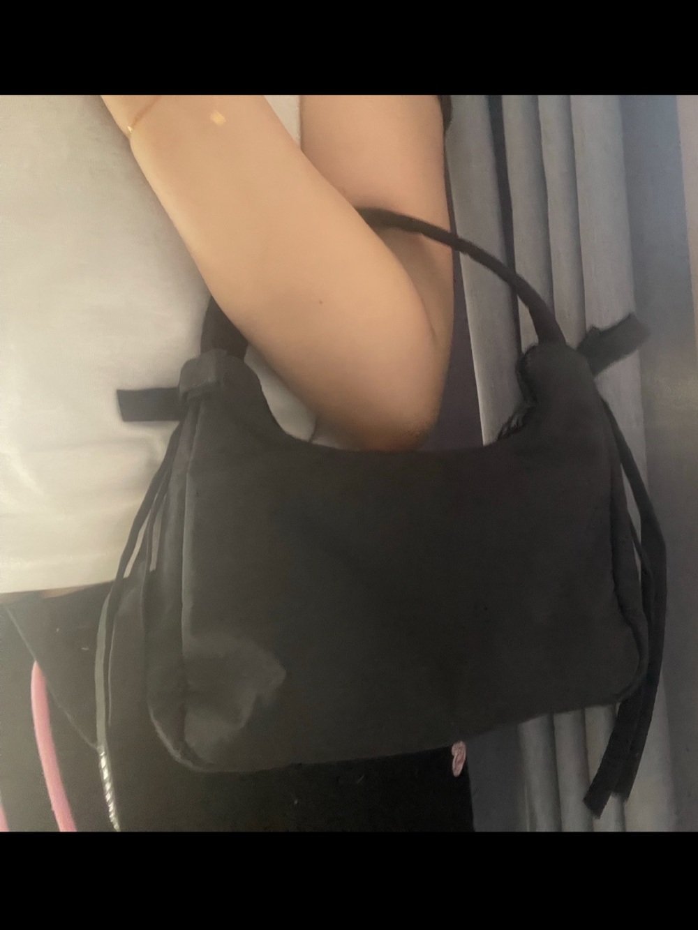 Sandy Liang Classic Black Shoulder Bag for Women